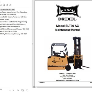 Landoll Drexel SLT30 AC Maintenance Manual F-459-0910
