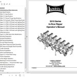 Landoll 2510 Series In-Row Ripper Operator’s Manual F-729-0414