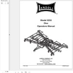 Landoll 6250 Tandem Disc Harrow Operator’s Manual F-733-1120