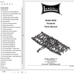 Landoll 8550 Finisholl Parts Manual F-817-0322