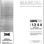 Landoll 1244 Motor Controller Part Manual 16958