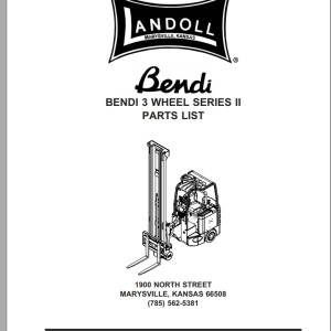 Landoll Bendi 3 Wheel Series II Parts List F-493-0808