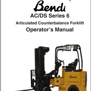 Landoll Bendi AC DS Series 6 Operators Manual F-897-0119