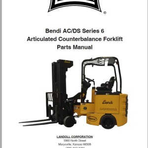 Landoll Bendi AC DS Series 6 Parts Manual F-855-0619