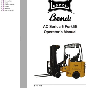 Landoll Bendi AC Series 6 Operators Manual F-897-0119