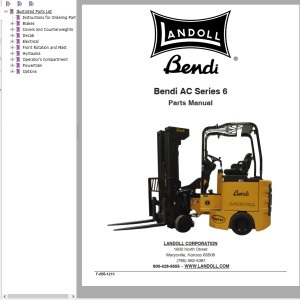 Landoll Bendi AC Series 6 Parts Manual F-855-1219