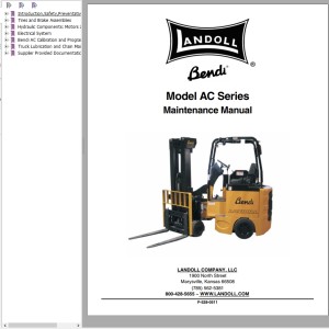 Landoll Bendi AC Series Maintenance Manual F-528-0511