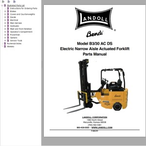 Landoll Bendi B3-30 AC DS Parts Manual