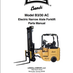 Landoll Bendi B3-30 AC Parts Manual F-955-1217