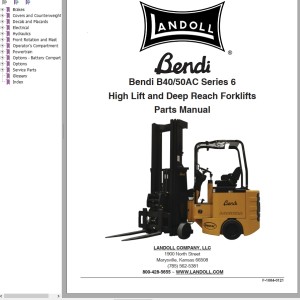 Landoll Bendi B40 B50 AC Series 6 Parts Manual