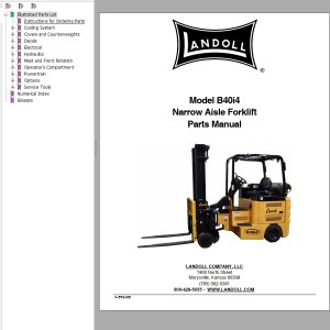 Landoll Bendi B40i4 Maintennance Manual F-579-R5