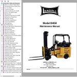Landoll Bendi B40i4 Maintennance Manual F-581-R1