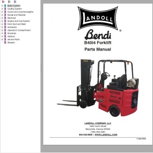 Landoll Bendi B40i4 Parts Manual F-909-0620