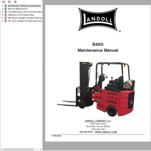 Landoll Bendi B40i5 Maintennance Manual F-809-0222