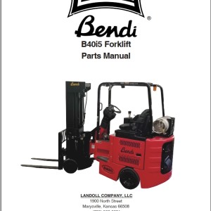 Landoll Bendi B40i5 Parts Manual F-807-0619