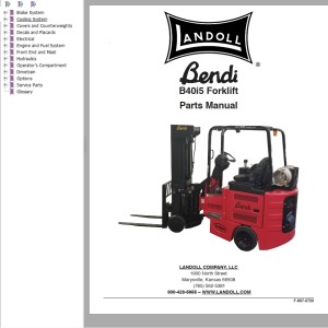 Landoll Bendi B40i5 Parts Manual F-807-0720