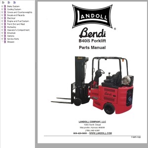 Landoll Bendi B40i5 Parts Manual