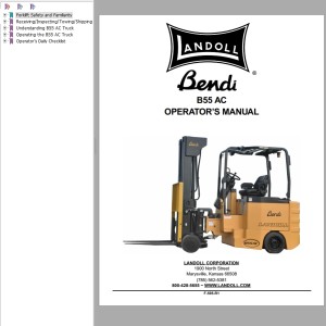 Landoll Bendi B55AC Operators Manual F-595-R1