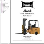 Landoll Bendi B55AC Series 6 Parts Manual F-1086-0422