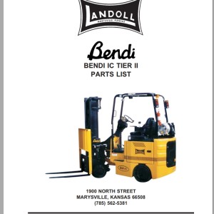 Landoll Bendi IC Tier II Parts List F-404-0106
