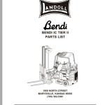 Landoll Bendi IC Tier II Parts List F-404-0505
