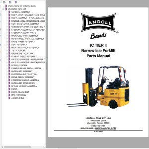 Landoll Bendi IC Tier II Parts Manual F-404-0307