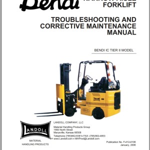 Landoll Bendi IC Tier II Troubleshooting And Corrective Maintenance Manual F-412-0106