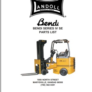 Landoll Bendi Series IV SE Parts List F-470-0308