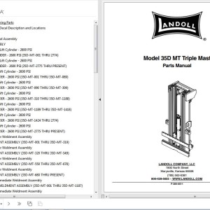 Landoll Drexel Mast Parts Manual