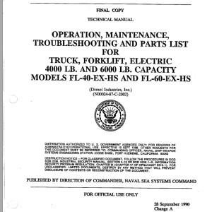 Landoll Drexel FL 40 60 EX HS Parts List