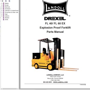 Landoll Drexel FL 40 60 EX Parts Manual F-416-0122