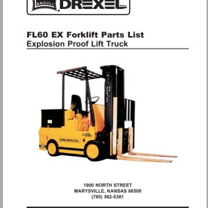 Landoll Drexel FL 60 EX Parts List F-416-0606