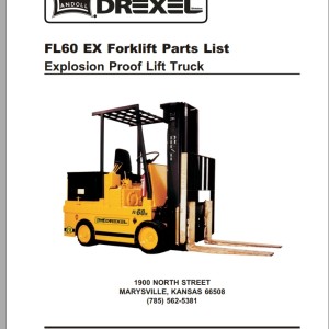 Landoll Drexel FL 60 EX Parts List F-416-0905