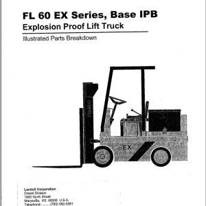 Landoll Drexel FL 60 EX Series Base IPB Parts Manual 18100-08