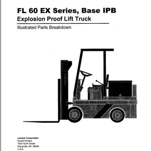 Landoll Drexel FL 60 EX Series Base IPB Parts Manual 18100-10