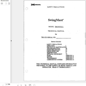 Landoll Drexel R60 LPG Technical Manual