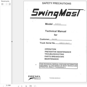 Landoll Drexel R40 SL L Technical Manual 21008-2-1