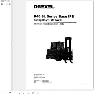 Landoll Drexel R40 Parts Manual