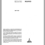 Landoll Drexel R60 CBD 912 913 Engine Workshop Manual F-728 1416846