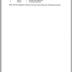 Landoll Drexel R60 CBD Transmission Section F Parts Manual 1400132