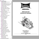 Landoll Drexel R60i4 Operator's Manual F-746-R1