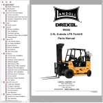 Landoll Drexel R60i5 2.5L Kubota LPS Parts Manual F-1028-0321