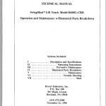 Landoll Drexel R60SL CBD Operation and Maintenance Manual