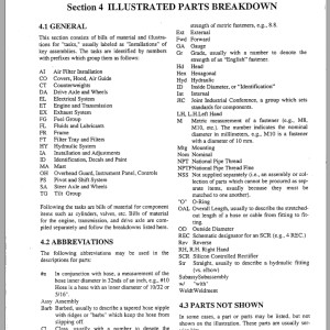 Landoll Drexel R60SL CBD Section 4 Illustrated Parts Breakdown Parts Manual 1409265