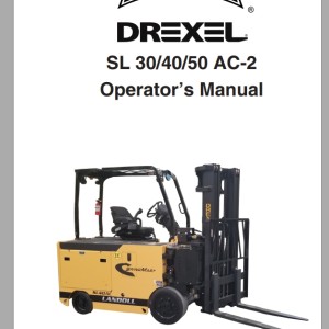 Landoll Drexel SL 30 40 50 AC-2 Operator's Manual F-935-0119
