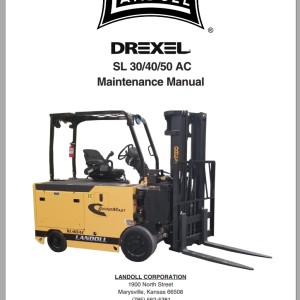 Landoll Drexel SL 30 40 50 AC Maintenance Manual F-626-0419