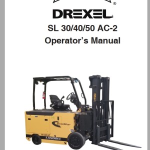 Landoll Drexel SL 30 40 50 AC Series 2 Operator's Manual F-935-1019