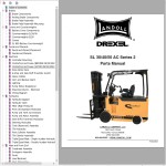 Landoll Drexel SL 30 40 50 AC Series 2 Part Manual F-934-0921
