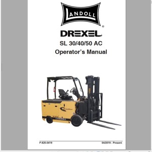 Landoll Drexel SL 30 40 50 Series AC Operator's Manual
