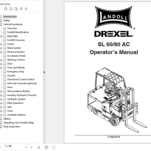 Landoll Drexel SL 60 80 AC Operator's Manual F-992-0719